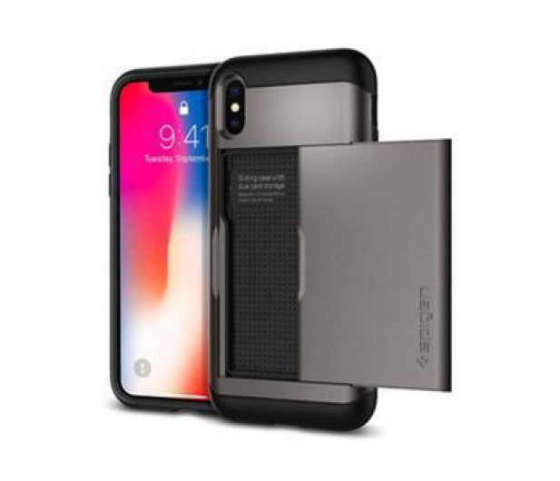 Etui Slim Armor CS do iPhone X szare - 1381912 - zdjęcie